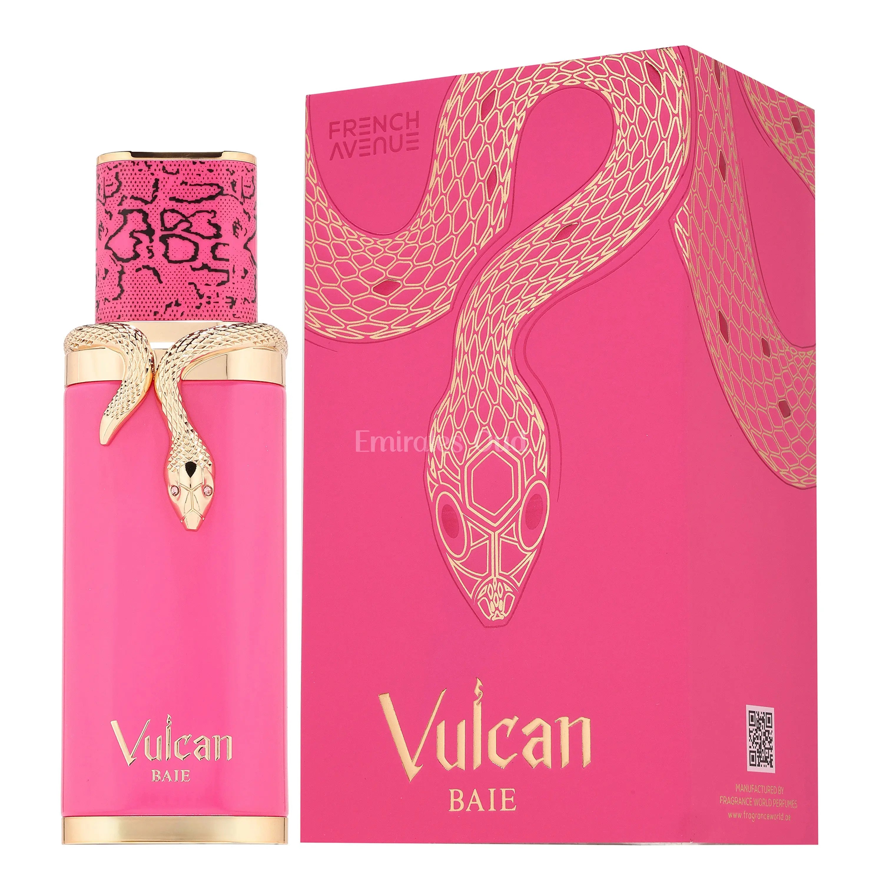 French Avenue Vulcan Baie Eau De Parfum 100ml perfume bottle