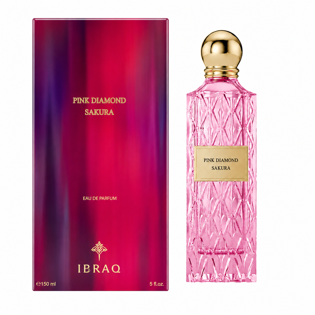 Ibrahim Al Qurashi Pink Diamond Sakura Eau De Parfum 150ml