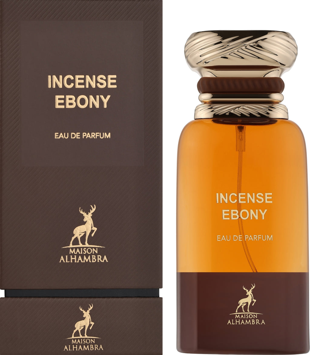 Maison Alhambra Incense Ebony Eau De Parfum 80ml