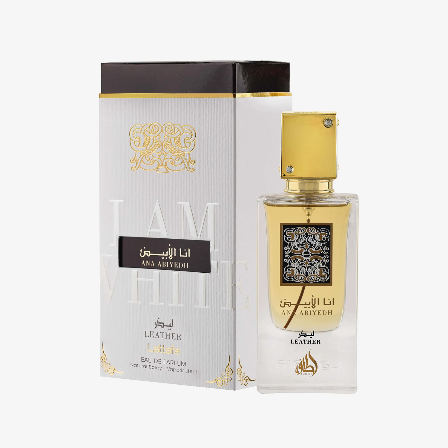 Lattafa Ana Abiyedh Leather [I am White] Eau De Parfum 60ml