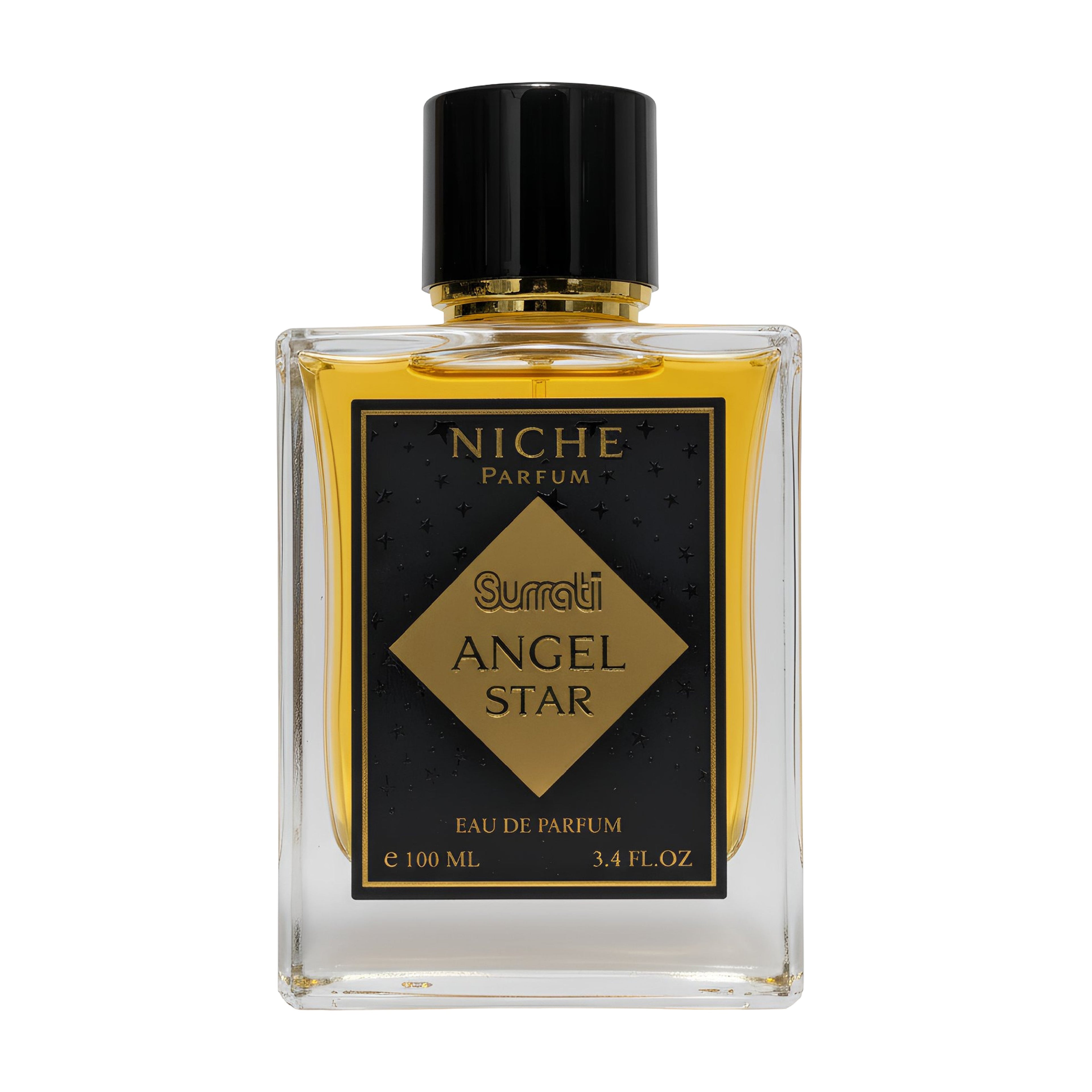 Surrati Angel Star perfume bottle on a white background