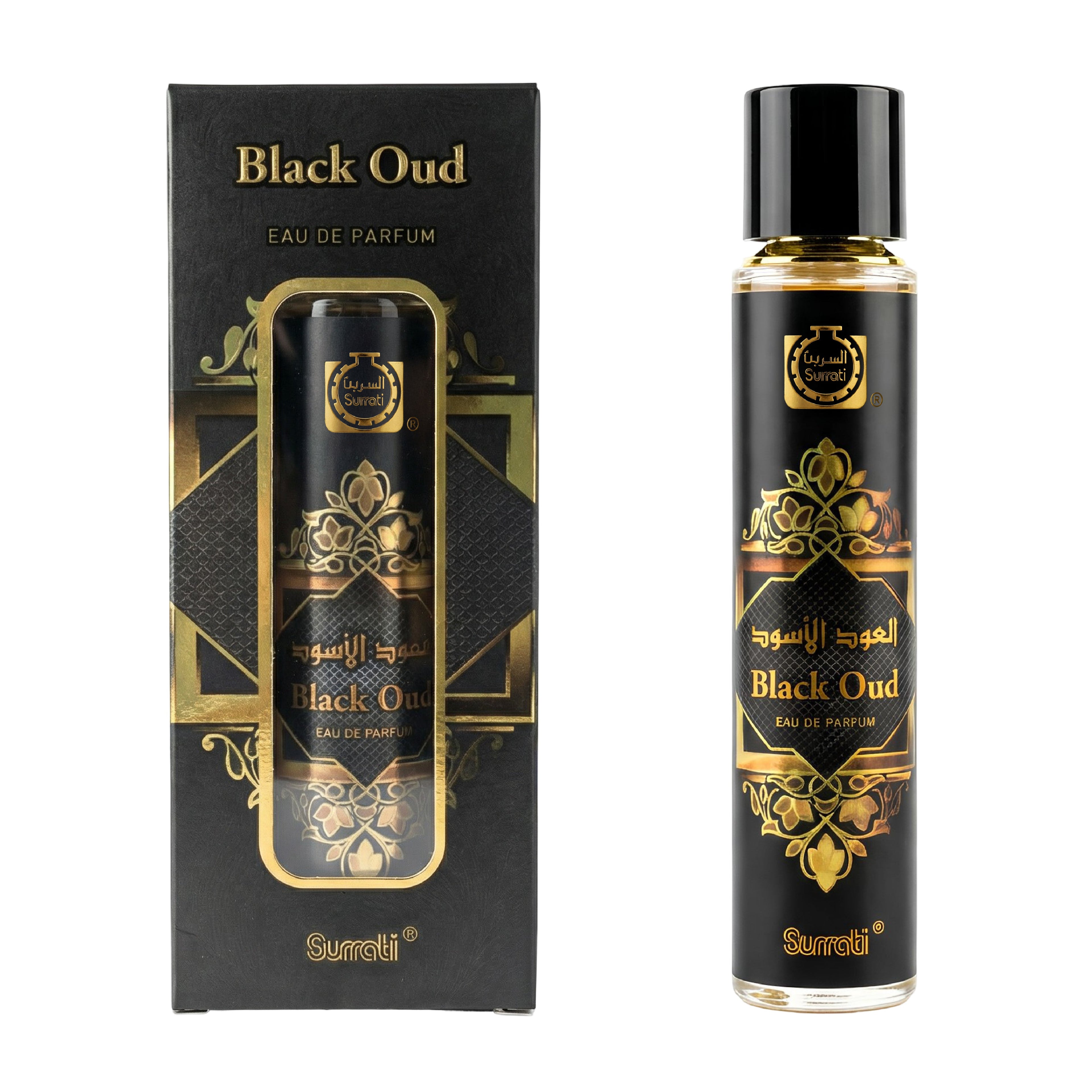Surrati Black Oud Eau De Parfum 55ml | Travel Size