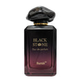 Black Stone Eau de Parfum bottle by Surreti on a white background
