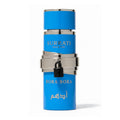 Blue Surrati Bora Bora perfume bottle on a white background