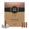 Cuban tobacco product packaging with branding and text on a white background
