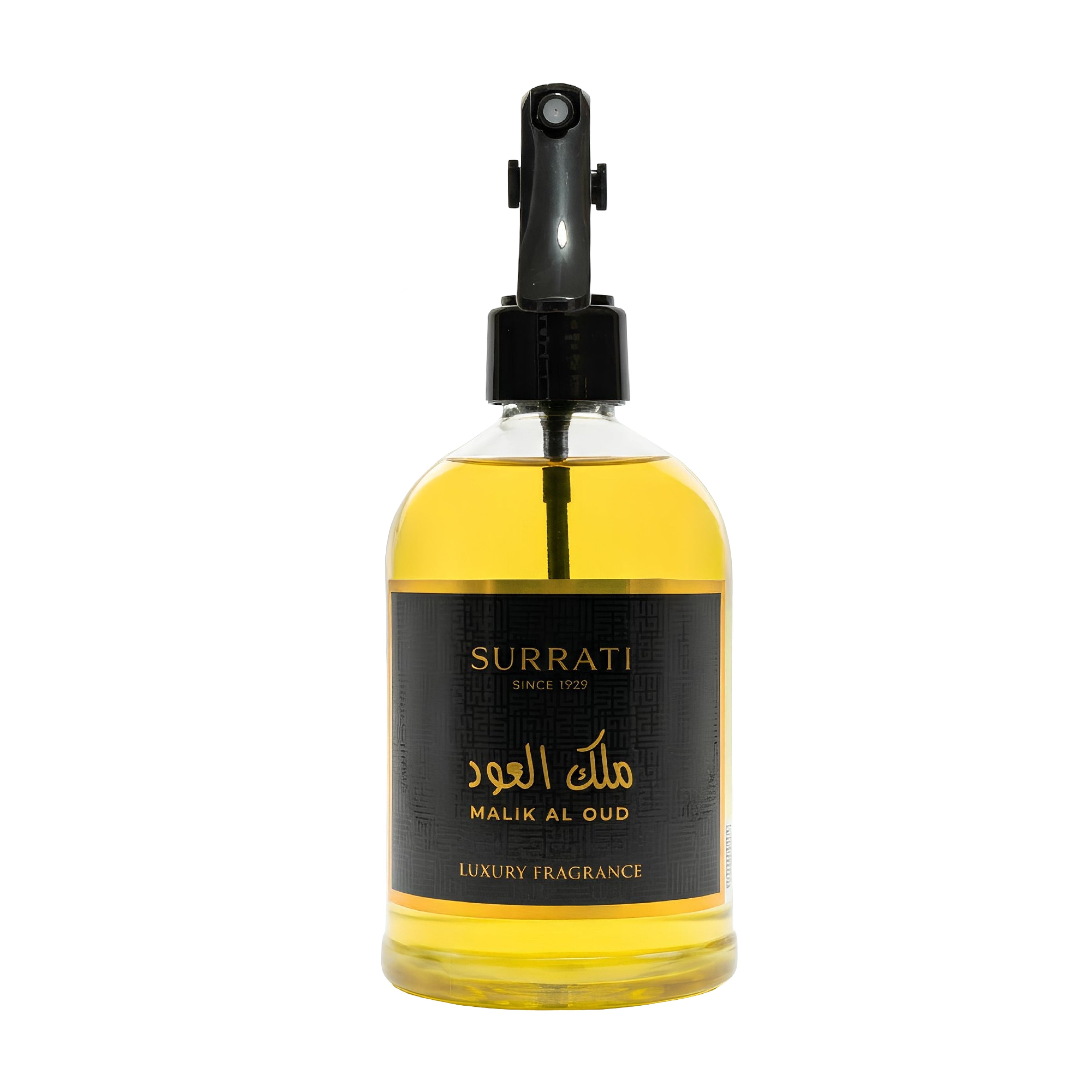 Surrati Malik Al Oud fragrance bottle on a white background