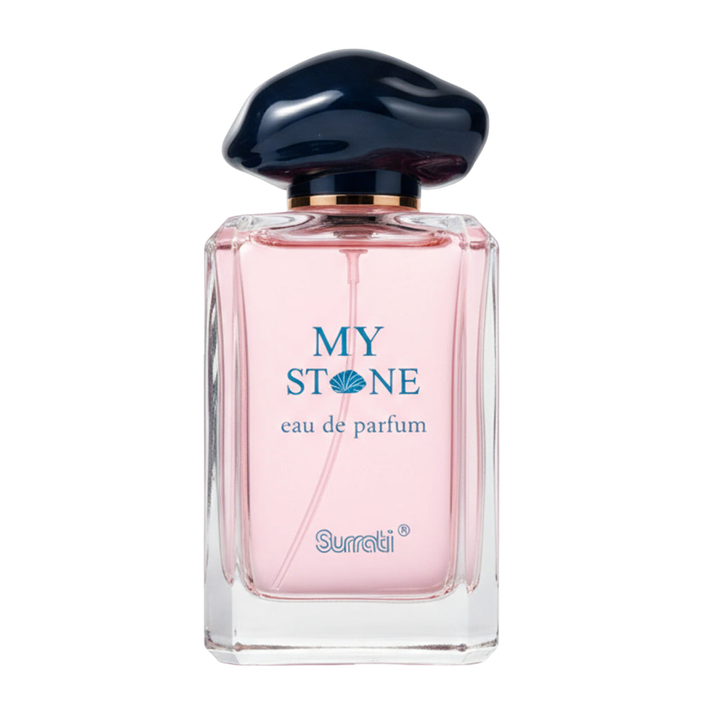 Surreti 'My Stone' eau de parfum bottle on a white background