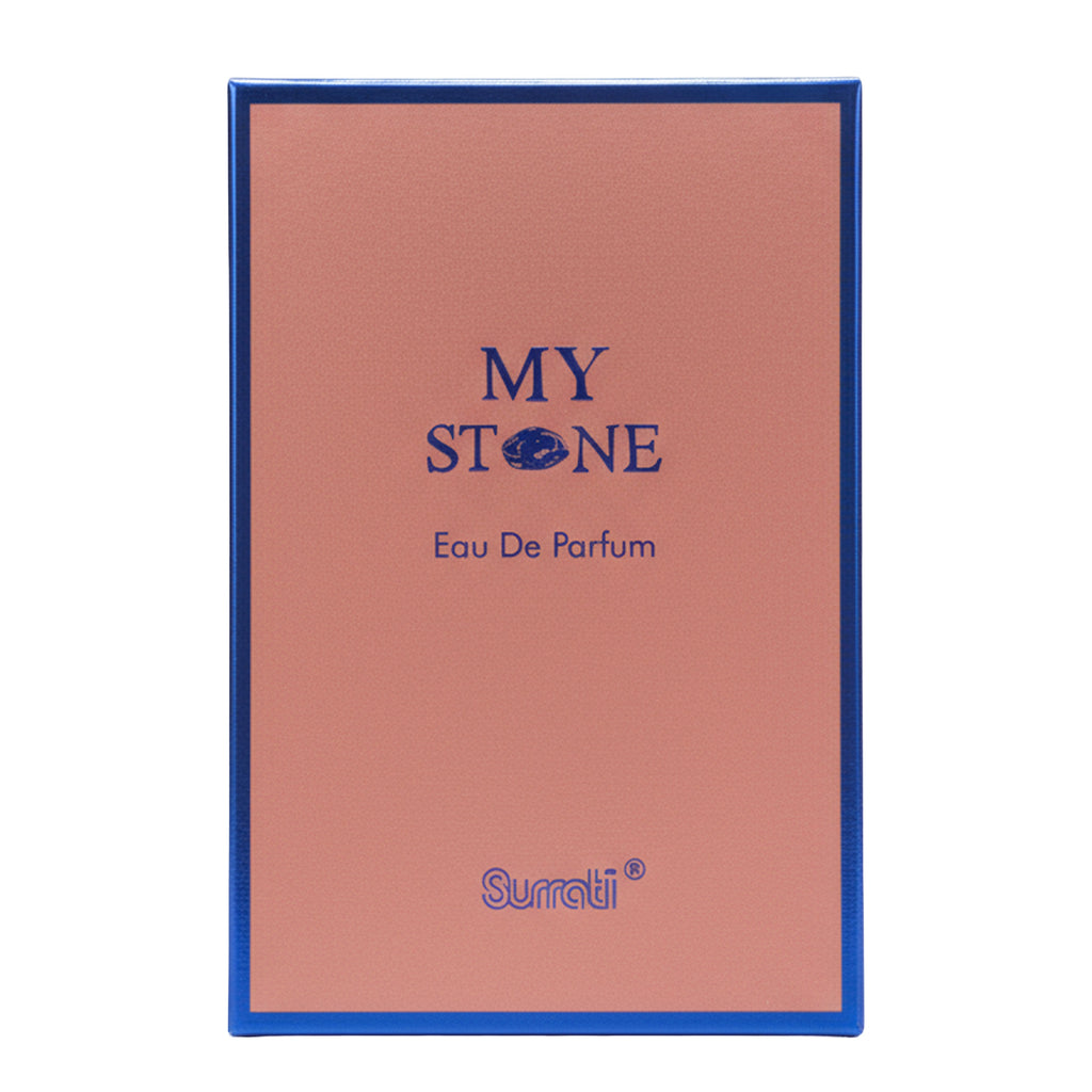 Surrati My Stone Eau De Parfum packaging on a white background