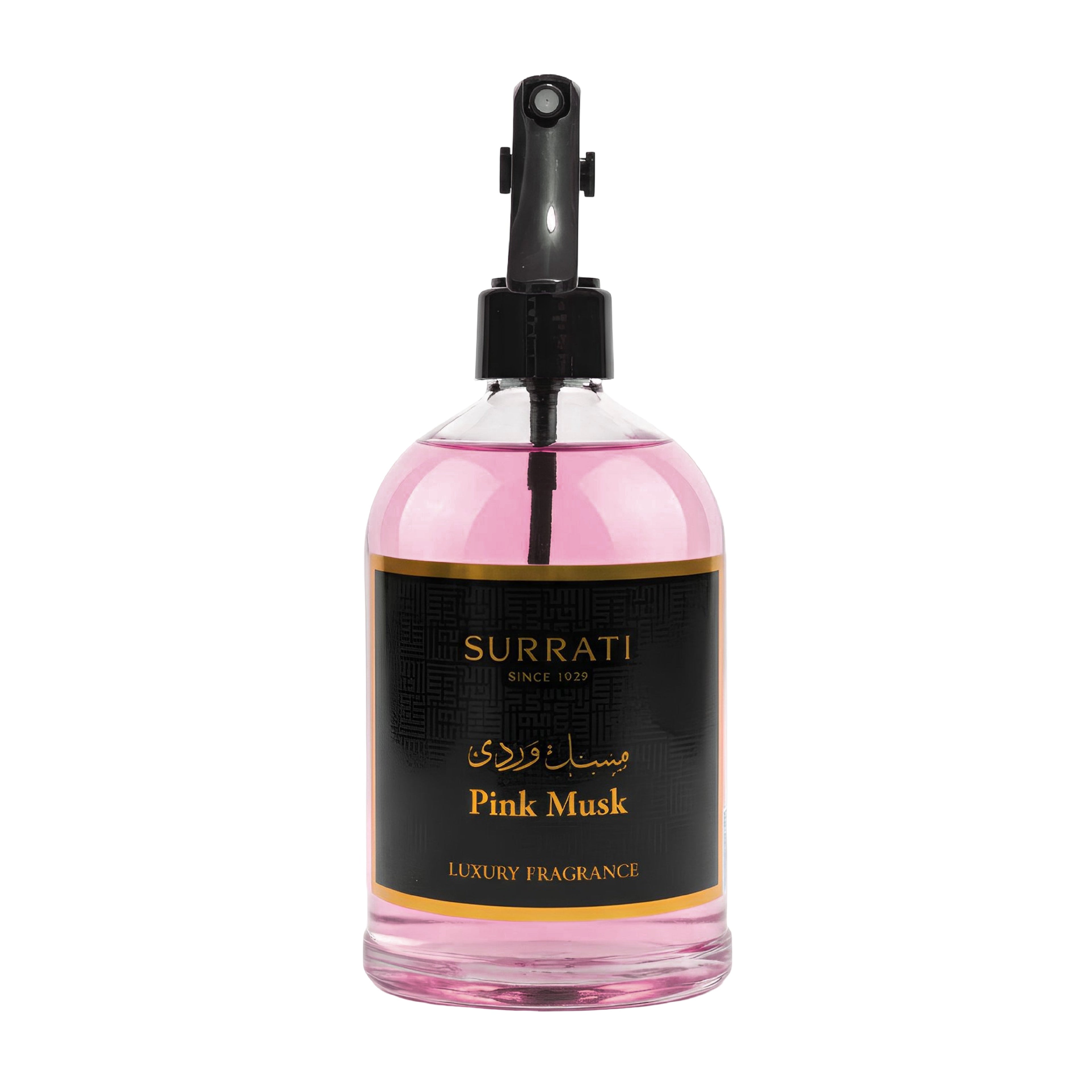 Surrati Pink Musk fragrance bottle on a white background