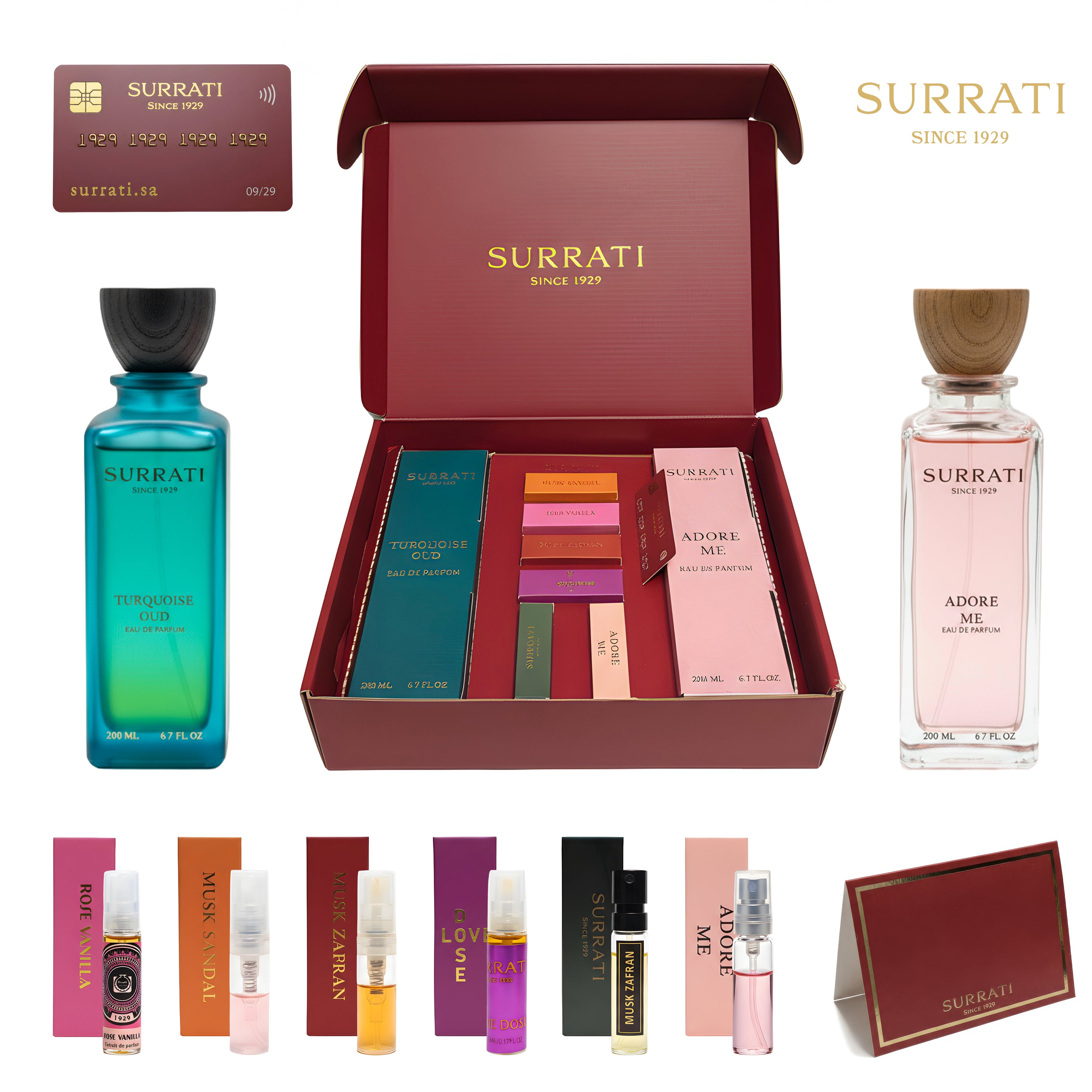 Surrati Turquoise Oud & Adore Me Gift Set 200ml x 2