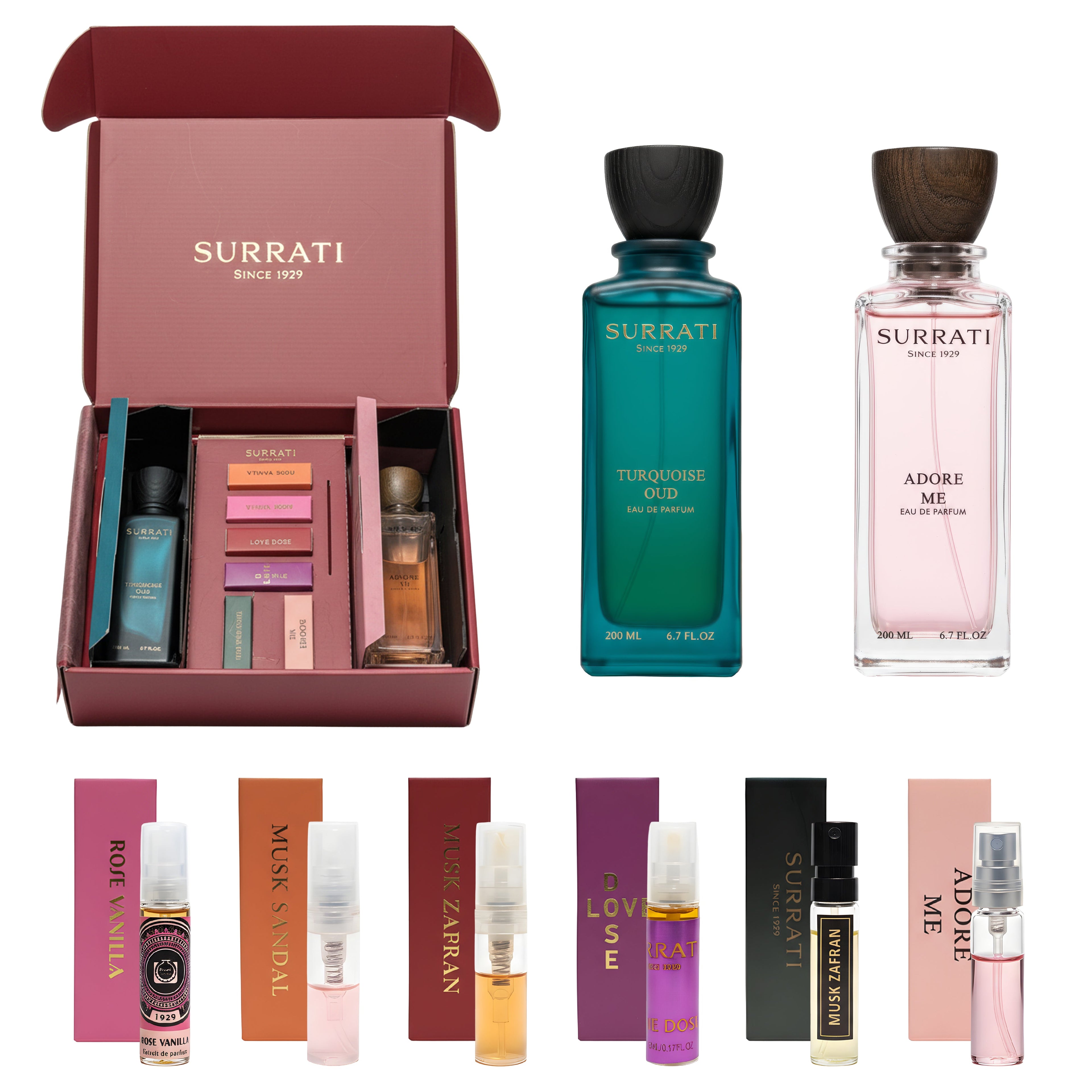 Surrati Turquoise Oud & Adore Me Gift Set 200ml x 2