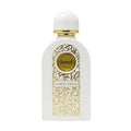 Perfume bottle labeled 'White Gold' with gold accents on a white background